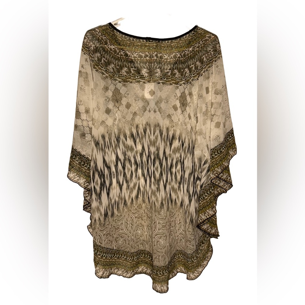 NWT Mypassa Bohemian Patterned Kaftan Top - Picture 2 of 5